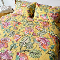 Funda Nórdica Alo Home Estampado tipo Paisley Multicolor Mostaza – Algodón 100% –  Cama 90/135/150cm - details 0