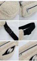 Bolsa De Pecho De Peluche Nueva Para Mujer Bolso Transversal De Otoño E Invierno Estilo Moda Bolsa De Hombro Pequeña - details 4
