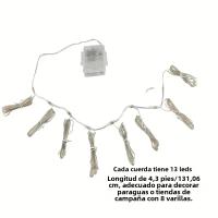 Luz De Paraguas LED 104 Luces Con Control Remoto 8 Modos Operación Por Batería Impermeable Para Decoración De Patio Jardín Courtyard - details 1