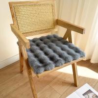 Cojín De Silla De Peluche De Conejo Para Oficina Y Estudio Cojín Para Silla De Computadora Y Comedor Grueso Y Confortable - details 4
