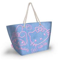 Bolsa Playa Denim Hello Kitty Sanrio 37x52x17cm. KARACTERMANIA - details 1