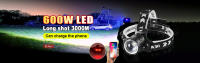 Linterna Frontal LED Recargable 18650 Potencia Máxima 1000000LM Para Pesca Y Camping Luz De Trabajo Profesional Impermeable Con Tres Modos De Iluminación - details 1