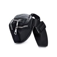 Bolso De Cintura Impermeable De Moda Para Viajes Negro Bolso De Cintura Para Correr Y Senderismo Estilo Cool Y Fashion - details 10