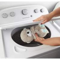 Anxiety Relief Koala, Breathing Otter, Portable Plush Toy with Sensory Details, Music Lighting and Rhythmic Breathing Movement Grey - details 3