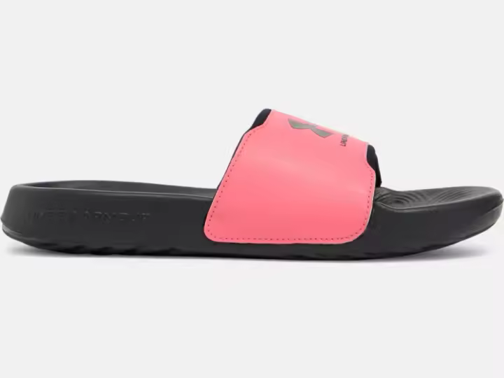 Under Armour - Sandalias deportivas Ignite Select Slides Kids para niños con espuma memory y suela EVA duradera, rosa - 1