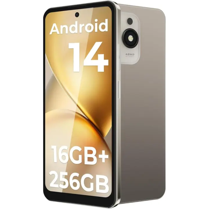HOTWAV Note 13 MAX Teléfono Móvil Libres Android 14 Smartphone 6,8 Pulgadas 16GB+256GB/1TB SD, Batería 5160mAh + Cámara de 48MP, Doble Tarjeta SIM 4G/GPS/Bluetooth - 1