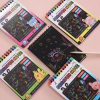 100PCS Juguetes De Dibujo Montessori Mini Arcoíris Con Plantillas De Dibujo Para Niños Juguetes Educativos Regalo Para Niños De 0 a 12 Años - details 6