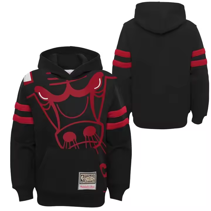 Sudadera Chicago Bulls Big Face Hoodie - Junior Mitchell and Ness Mitchell & Ness - 1