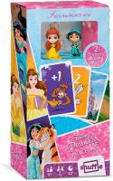 Cartamundi Shuffle Disney Princesas Ariel y Rapunzel Bella y Jasmíon Baraja infantil + 2 Figuras Juega a contar cuentos de princesa o carrera al palacio Diversión mágica  A partir de 5 años Para 2 jugadores Partidas de 15 minutos Película Cine - details 6