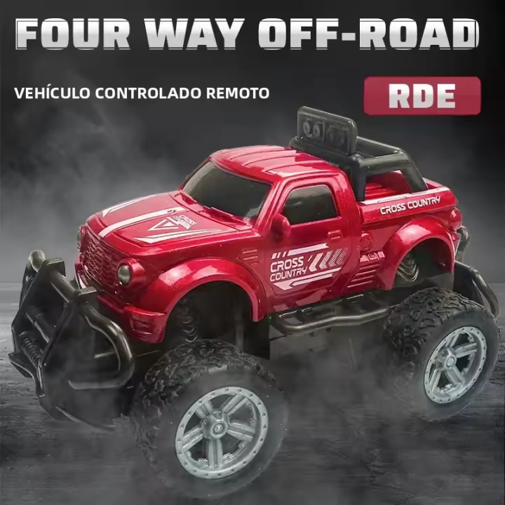 Coche De Control Remoto Eléctrico Para Niños Y Jóvenes 4x4 De Aleación Deportivo Con Carga Incorporada Juguete Para Niños - 1