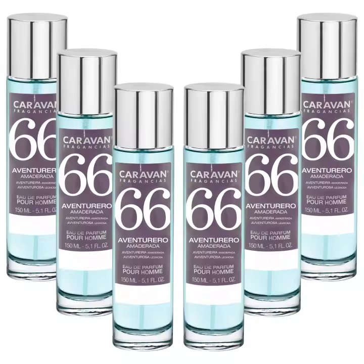 Caravan Fragancias Pack de 6x Perfume Caravan Hombre Nº11 - 150ml - 1