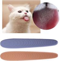 Peine para gatos, cepillo de aseo con textura en forma de lengua de gato, peine de masaje para gatos, cepillo de lengua de gato simulado, herramientas para el cuidado del cabello de perros y gatos, peines - details 4