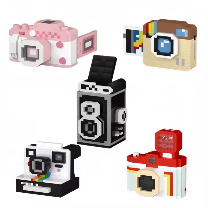 Mini Cámara De Bloques De Construcción Juguete Ideal Para Niños Regalo Mejor Para La Edad De 6 a 12 Años Y Adultos - 1