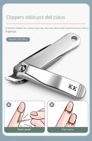 Kit De Manicura Profesional KK 11 En 1 Herramientas De Uñas Incluye Acrílico Cortauñas Tijeras Y Pinzas De Acero Inoxidable Para Cuidado De Manos Y Pies - details 8