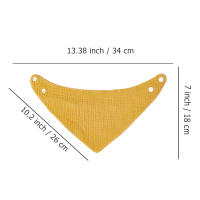 Set De 7 Pañuelos Para Bebé Algodón Sólido Para Lágrimas Y Comidas Regalo Para Niños Y Niñas De 0-24 Meses - details 2