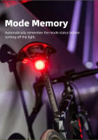 Luz Trasera De Bicicleta XOSS XR01 Inteligente Con Sensor De Freno Automático Luz De Cola LED Recargable Impermeable Accesorios De Ciclismo - details 6