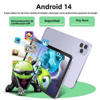 Tablet Android 14 Octa Core 12GB RAM 128GB ROM 5G Dual WiFi Bluetooth 10.1 Pulgadas Llamada Dual 4G LTE Google Tablet PC - details 7