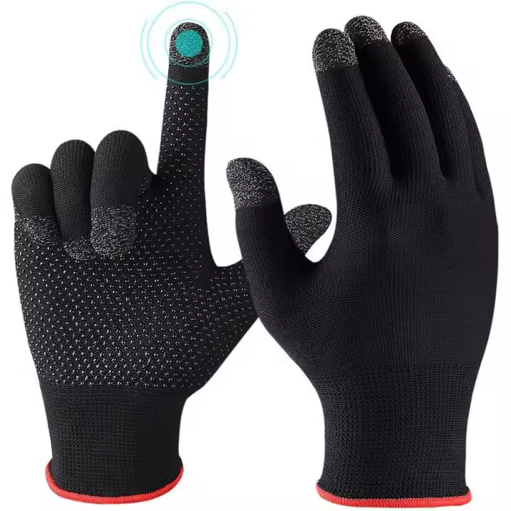 Guantes Táctiles Anti Deslizantes para Gaming - Fundas para Dedos Juegos de Battle Royale MOBA - 1