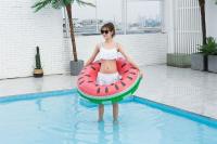 Rooxin Watermelon Pool Floats for Adult Kids Inflatable Circle Swimming Ring Floating Seat Summer Beach Party Pool Toys - details 13