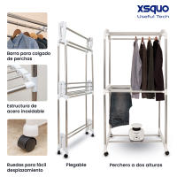 Secadora de ropa Secamatic Máxima XXL Control digital y mando a distancia,1500W, Capacidad Secado 12 kg y 20 Kg Tendedero. 4 niveles de uso, ECO, Turbo, Turbo boost y Solo aire. Temporizador digital 180 min, silencioso, multifunción. De XSQUO Useful Tech. - details 6