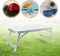 ARISE SHOP-Bandeja Plegable Aluminio Multiusos,Mesita bandeja plegable,Mesa Plegable para Ordenador, Picnic,Camping, Playa, Bandeja Multifunción Auxiliar, Portátil y Ligera de Viaje 50x30x20 cm,Negro,Blanco,Azúl - details 3