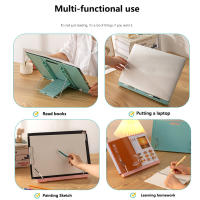 Soporte Ajustable Para Libros Portátil Plegable Organizador Para Música Y Tabla Soporte Para Lectura Con Estante De Recetas - details 3