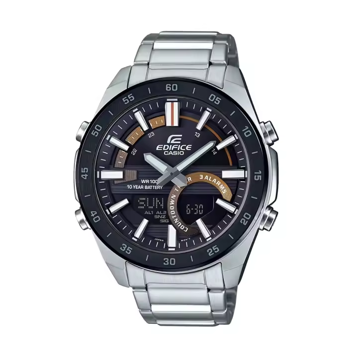 Reloj Casio Edifice Hombre ERA-120DB-1BVEF Classic Collection analógico digital acero inoxidable - 1