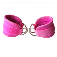 Fijaciones De Tobillo Ajustables Para Gimnasio Con Anillo D Y Hebilla Músculo Cuadriceps Y Gastrocnemio Equipo De Fitness Protección De Pies Para Ejercicios De Cable - details 8