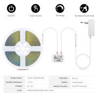 Tira De Luces LED Toque 12V Dimmable Para Espejo De Maquillaje De Baño Iluminación De Espejo De Vestíbulo Luz Trasera De Mesa De Vestir Resistente Al Agua 3000K-6500K - details 1