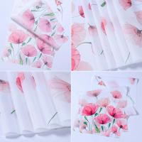 Corredor De Mesa Marrón Con Flores Decoración Rosa Para Comedor Hogar Banquete Bodas Fiestas Suministros Tela De Poliéster/Celulosa - details 9