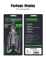Aguja De Pesca Multifuncional KINGDOM 62g Cortador De Línea Abrazadera De Cuerda Y Retirador De Anzuelos Herramienta De Pesca - details 1