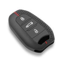 Estuche De Llavero De Silicona Para Opel Mokka Peugeot 207 208 3008 206 308 508 2008 407 5008 301 Citroen C3 C4 C5 Berlingo CAP - details 4
