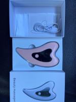 Raspador facial eléctrico, instrumento de belleza facial, masajeador de vibración con calor recargable, masajeador raspador de cara, cuello y cuerpo, regalo de vacaciones para niñas - details 2