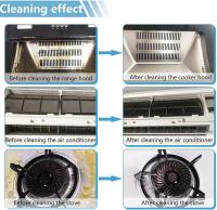 Limpiador a vapor portátil de 2500 W, máquina de lavado a presión con esterilización a alta temperatura para el hogar, el coche, la cocina y el aire acondicionado - details 8