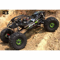 RS Juego De 4 Piezas De Rueda De Llanta De Goma Y Encaje Para RC Crawler 1/10 TRX4 Axial SCX10&SCX10 II RBx10 Metal Color Negro - details 9