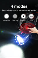 Linterna Frontal Recargable 800W Potencia Alta Impermeable Para Trabajo Al Aire Libre Luz De Noche Fluorescente 18650 Para Camping Pesca Senderismo Escalada - details 9