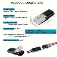 Conector Eléctrico Impermeable De 2 Pines Para Coche Cable De Conexión Terminal Automotriz 10-50 Piezas Kit De Conectores Electrónicos - details 5