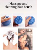 Cepillo De Baño De Silicona Para Masaje Del Cabello Y Cuerpo Herramienta De Peluquería Para Lavar El Cabello Y Masajear La Escalpa - details 1