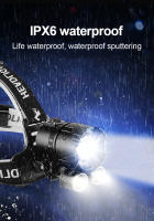Linterna Frontal Super Potente XHP360 COB Con Zoom Telescópico Luz LED Rechargeable USB Para Pesca Nocturna Rescate Caving Y Caza - details 18