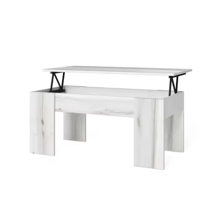 Mesa de centro Gala elevable - hueco de almacenaje - 1