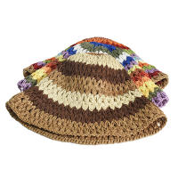 Sombrero De Paja Plegable Para Mujer Protección UV Sombrero De Playa Y Viaje Al Aire Libre Sombrero De Pescador Con Alas Anchas Estilo Panama Gorra De Baño - details 1