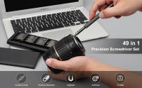 Juego De Destornilladores Precisos 49 En 1 Phillips TORX Magnético Para Reparación De Laptops iPhone PC MacBook Tablets Relojes Kit De Herramientas Multifuncional Antideslizante De Acero Cromo-vanadio - details 0