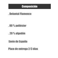Netdam Pack 5 Delantales Sevillanas Flamencos Con Lunares Para Disfraces y Fiestas - details 5