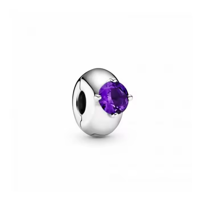 Clip Círculo Solitario Morado - 799204C02 - 1