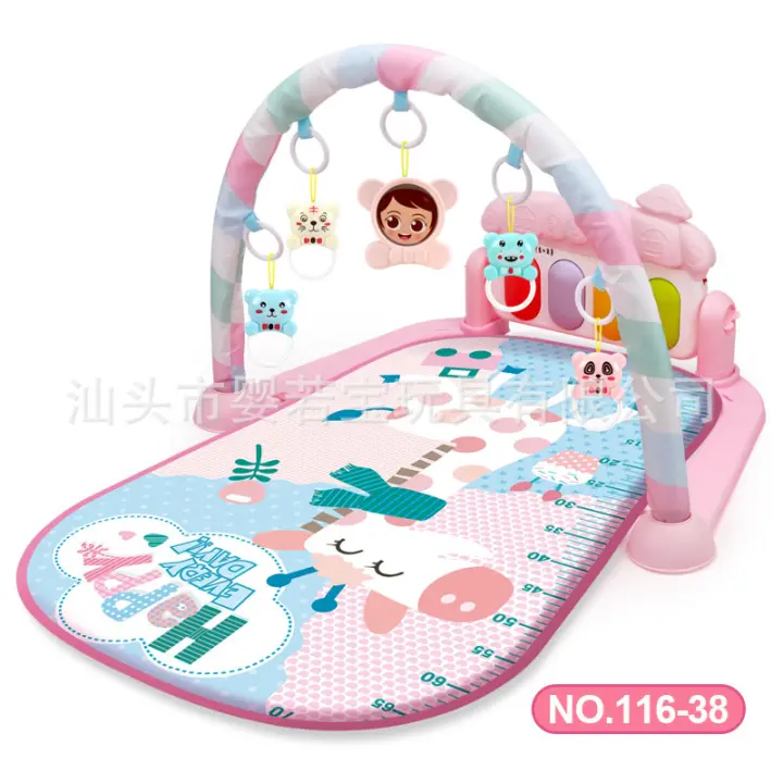 Juego De Actividades Para Bebés Con Piano Y Pedal De Fitness Para Crawlizón Alfombra Educativa Para Niños De 0 a 36 Meses Regalos De Cumpleaños - 1