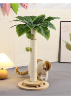 Palo De Afilado Para Gatos Con Bolas Colgantes Y Cordón De Sisal Natural Árbol De Agarre Interactivo Para Gatos Jóvenes Material De Madera - details 3