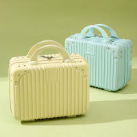 Maleta de Diseño para equipamiento de mano, Maleta para Mujer con contraste, equipamiento de embarque, Caja de Cosméticos de 14 pulgadas, Maleta Pequeña, mini Maleta de Recuerdo, Caja de contraseña pequeña y Ligera, caja de viaje - details 3