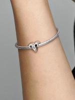 Pandora-Brilliant Zodiac Charm Aries - Plata de Ley - details 1