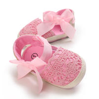 Zapatillas De Verano Para Bebés Niñas 0-18M Con Lazo Casual Sandalias Suave Cómodas Para Primeros Pasos Material Transpirable Tela Y Algodón - details 21
