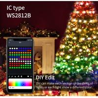 Luces De Navidad RGB LED Para Decoración De Calle Y Interior Smart Bluetooth APP USB Regulables Y Con Musicas Para Bodas Y Fiestas - details 6